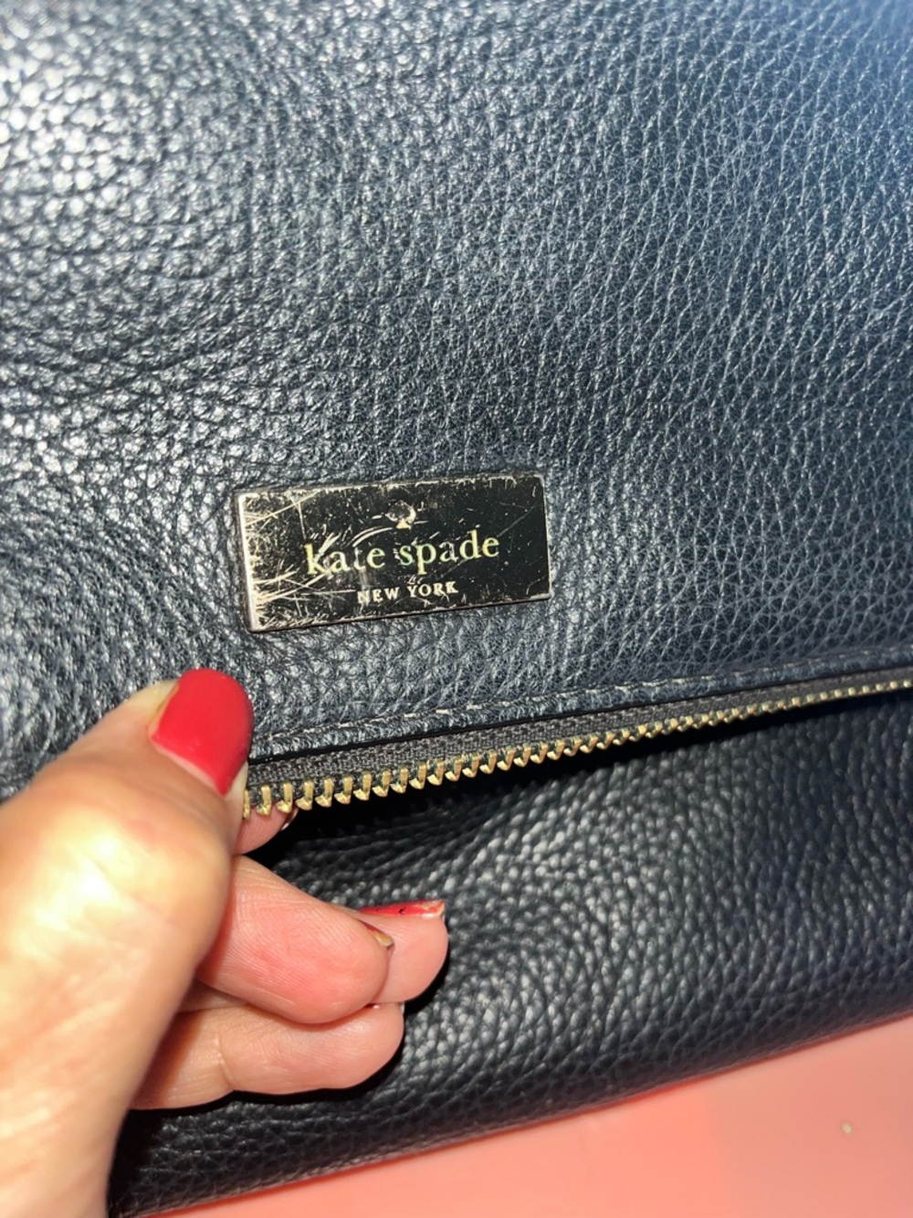 kate spade Black Pebbled Leather Crossbody Bag - Picture 13 of 14